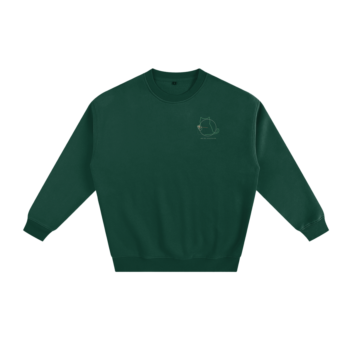 Epicycles Cat Crewneck Sweatshirt