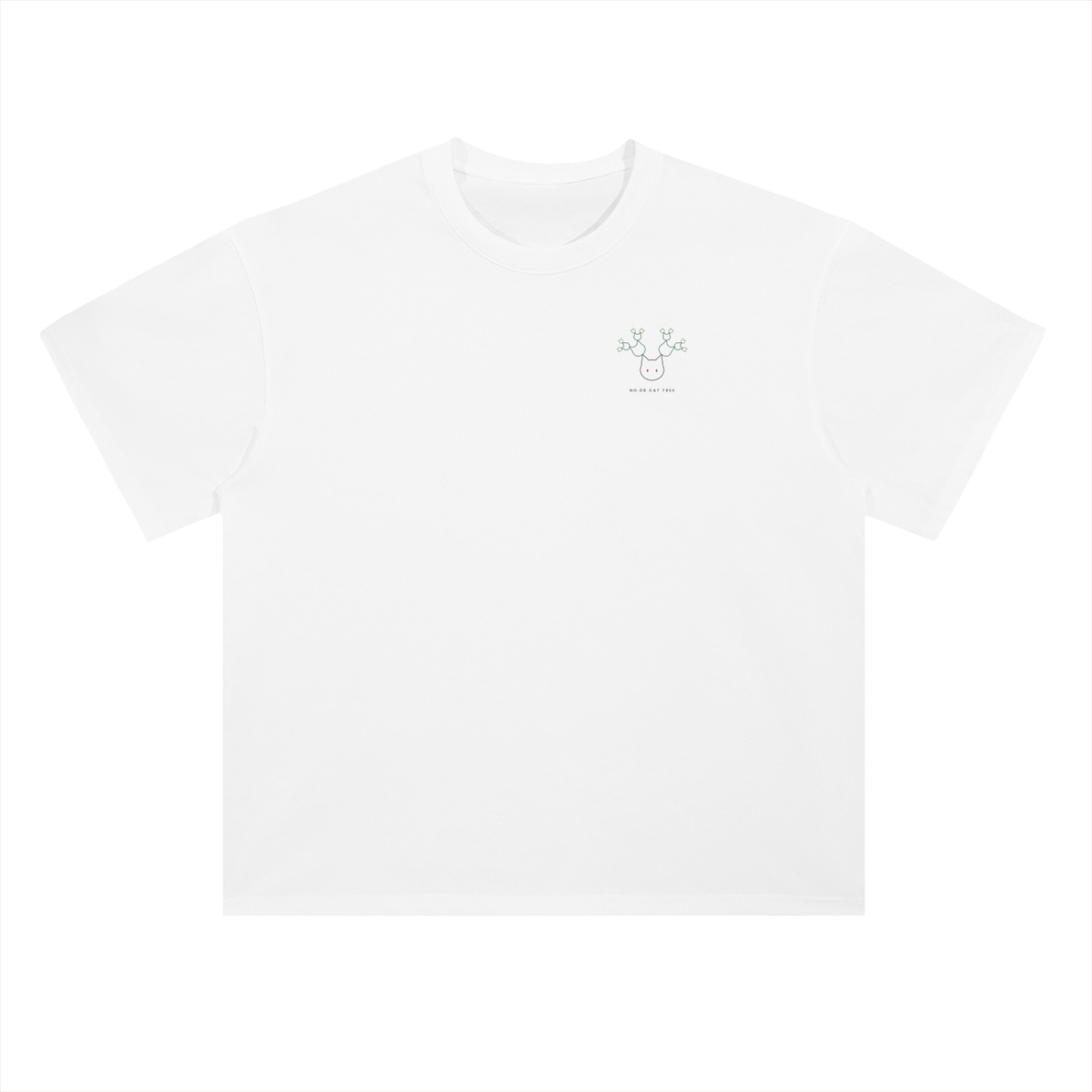 Cat Tree Fractal Heavyweight T-Shirt
