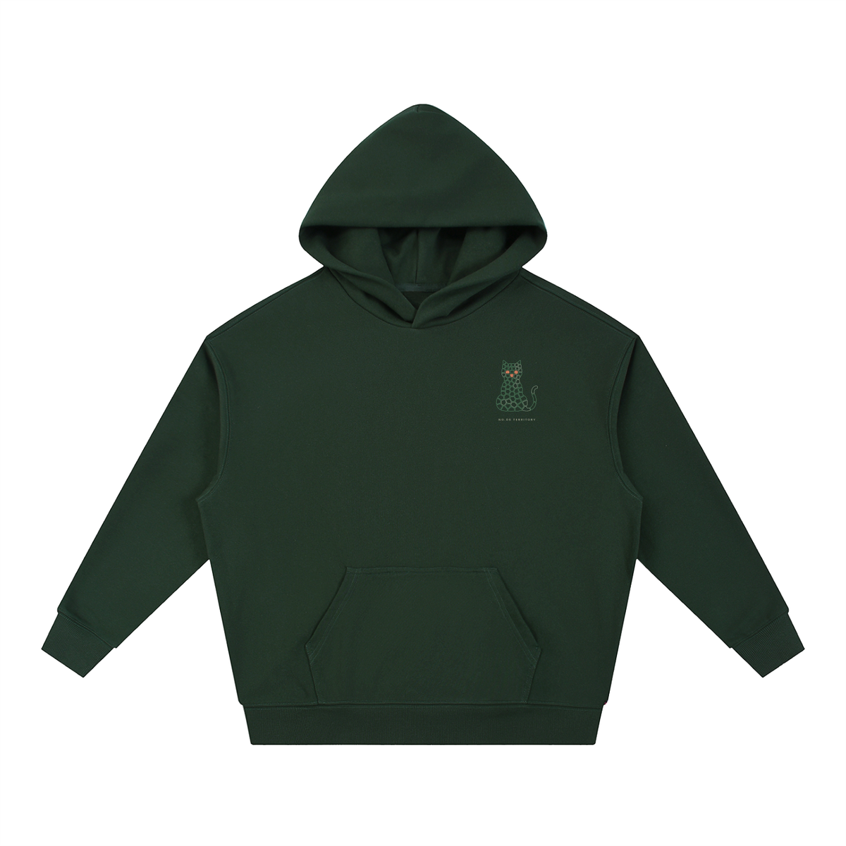 Territory Voronoi Cat Boxy Hoodie