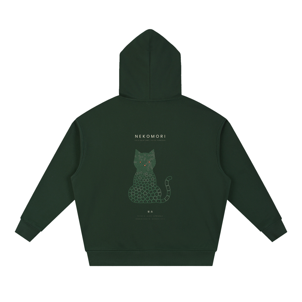 Territory Voronoi Cat Boxy Hoodie