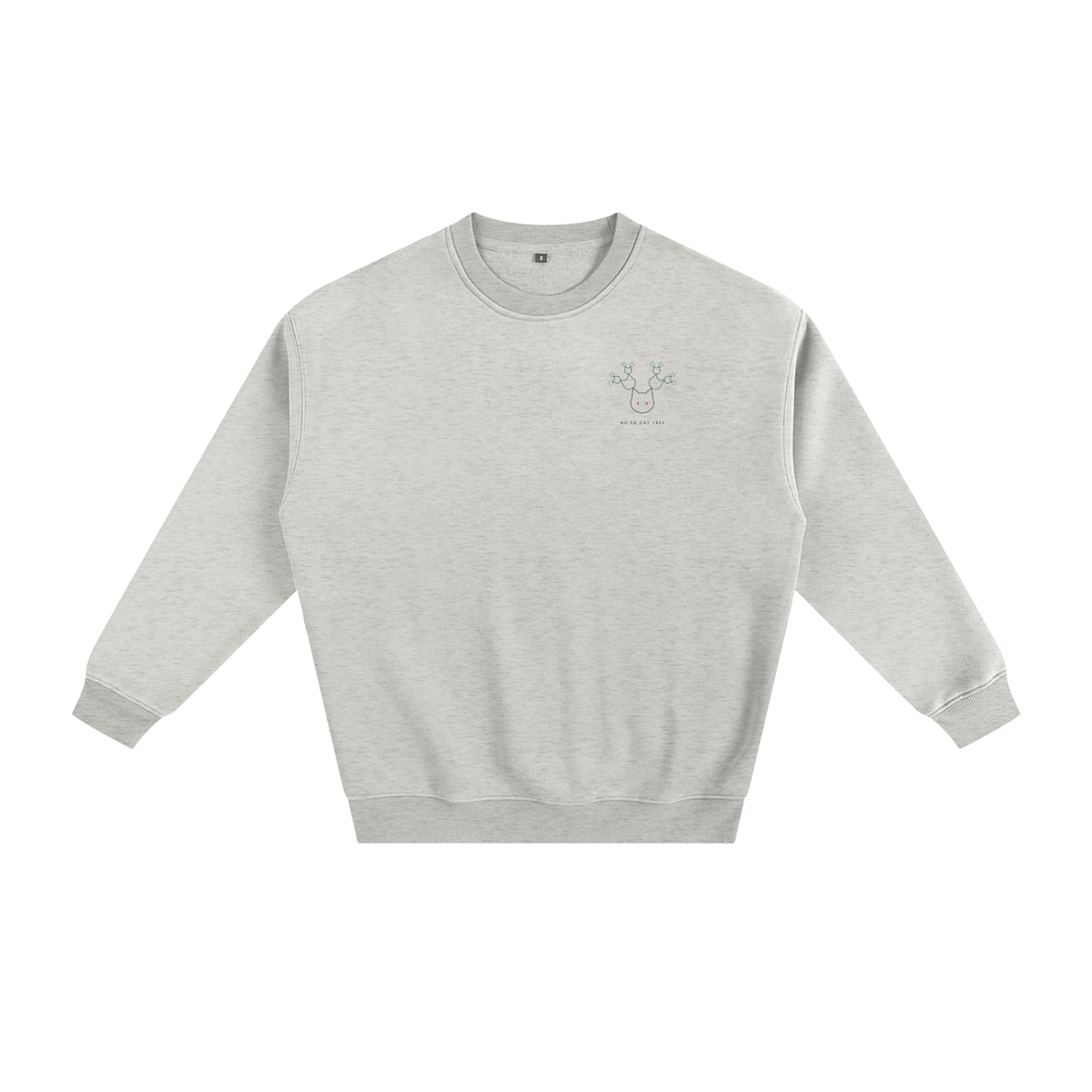 Cat Tree Fractal Crewneck Sweatshirt