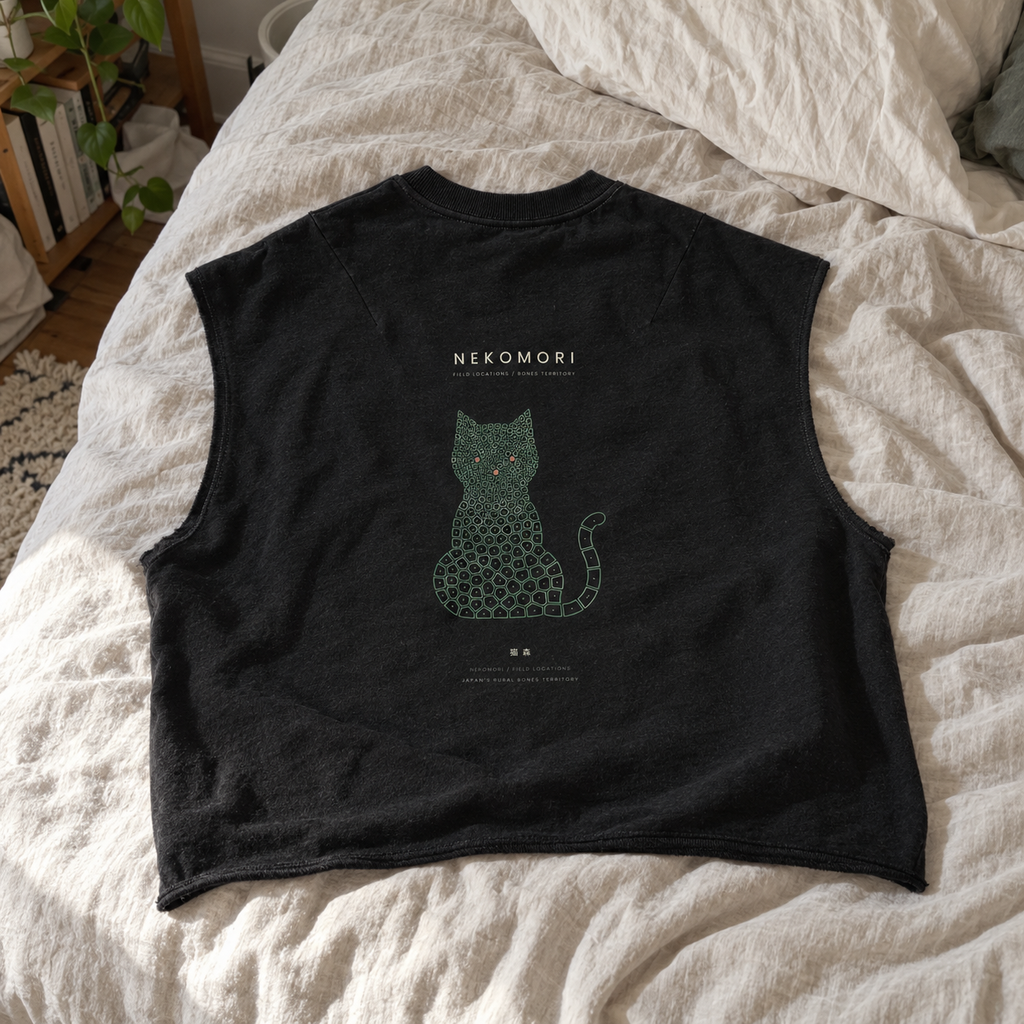 Territory Voronoi Cat Boxy Tank Top