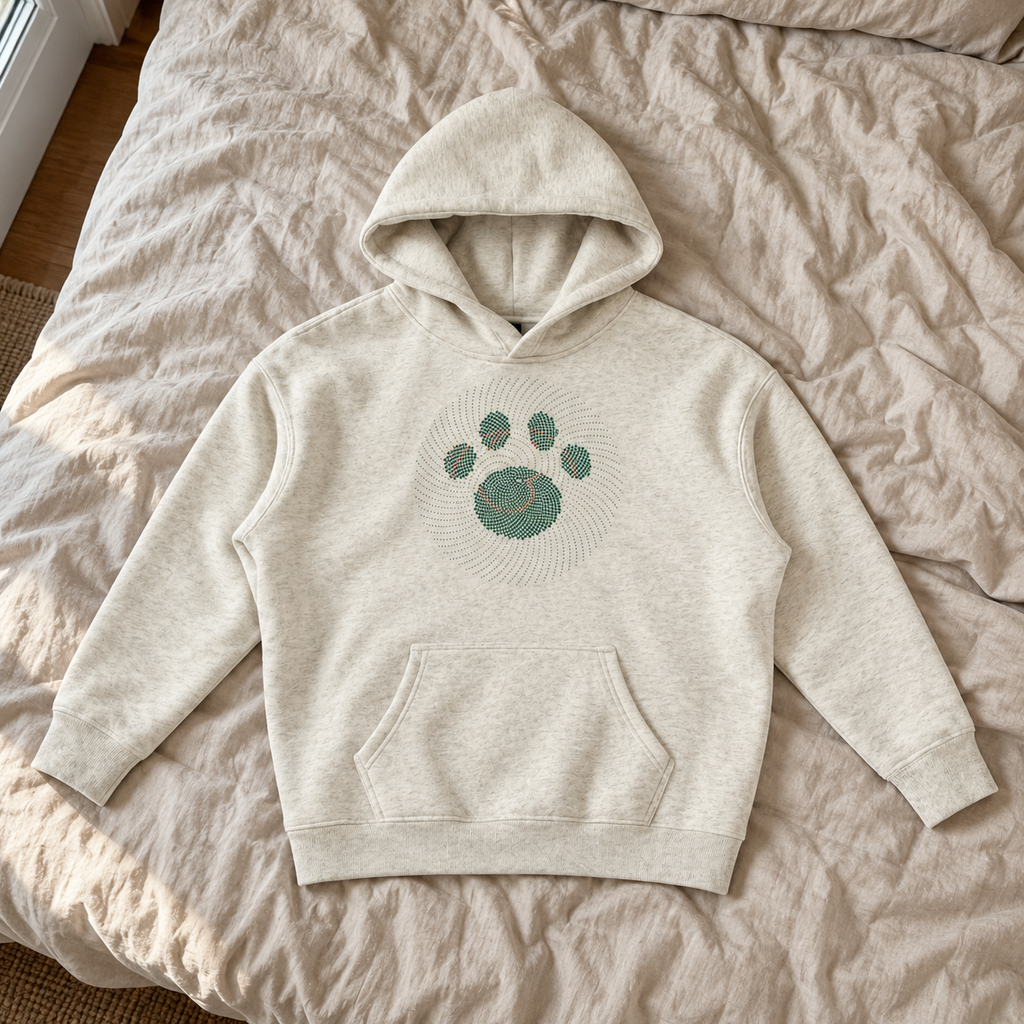 Phyllotaxis Paw Print Hoodie